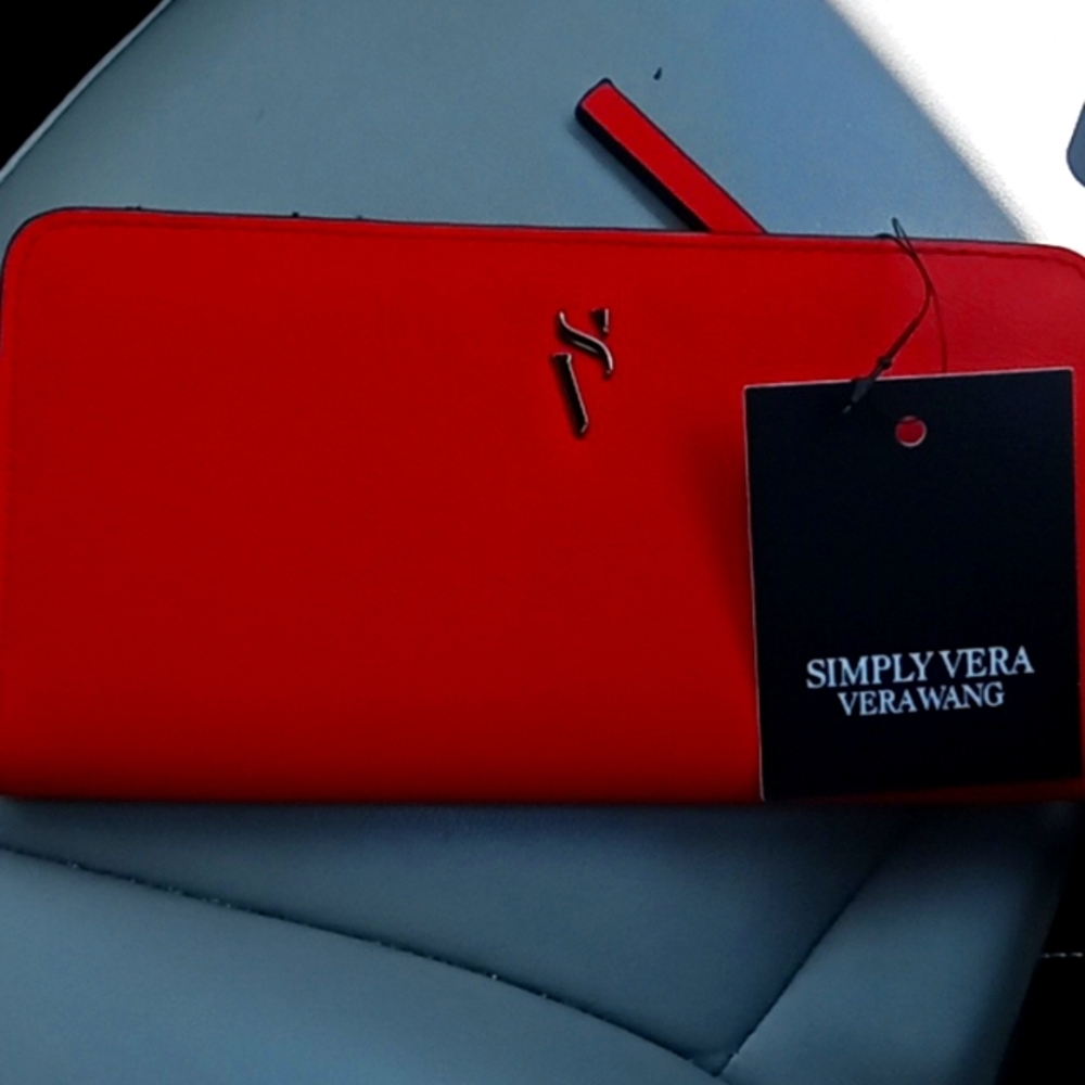 Women's red wallet